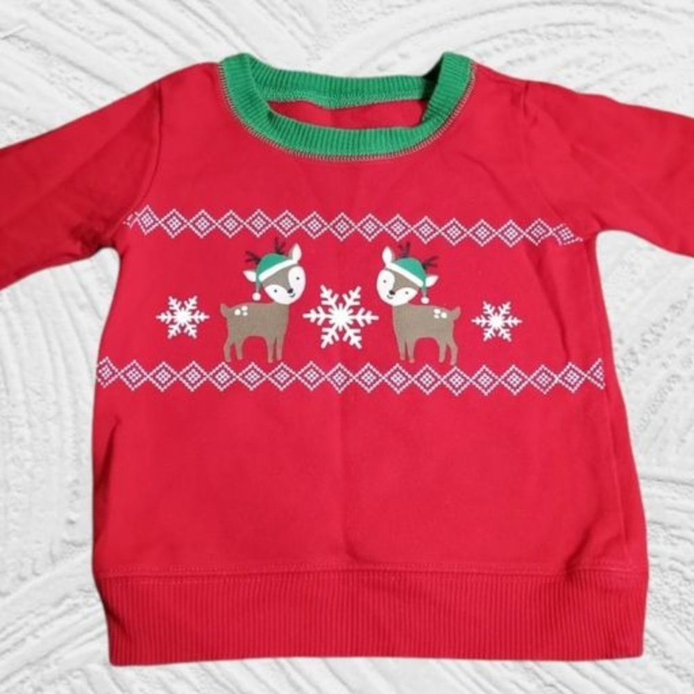 Baby Boys Christmas Pullover Sweater size 12 Month